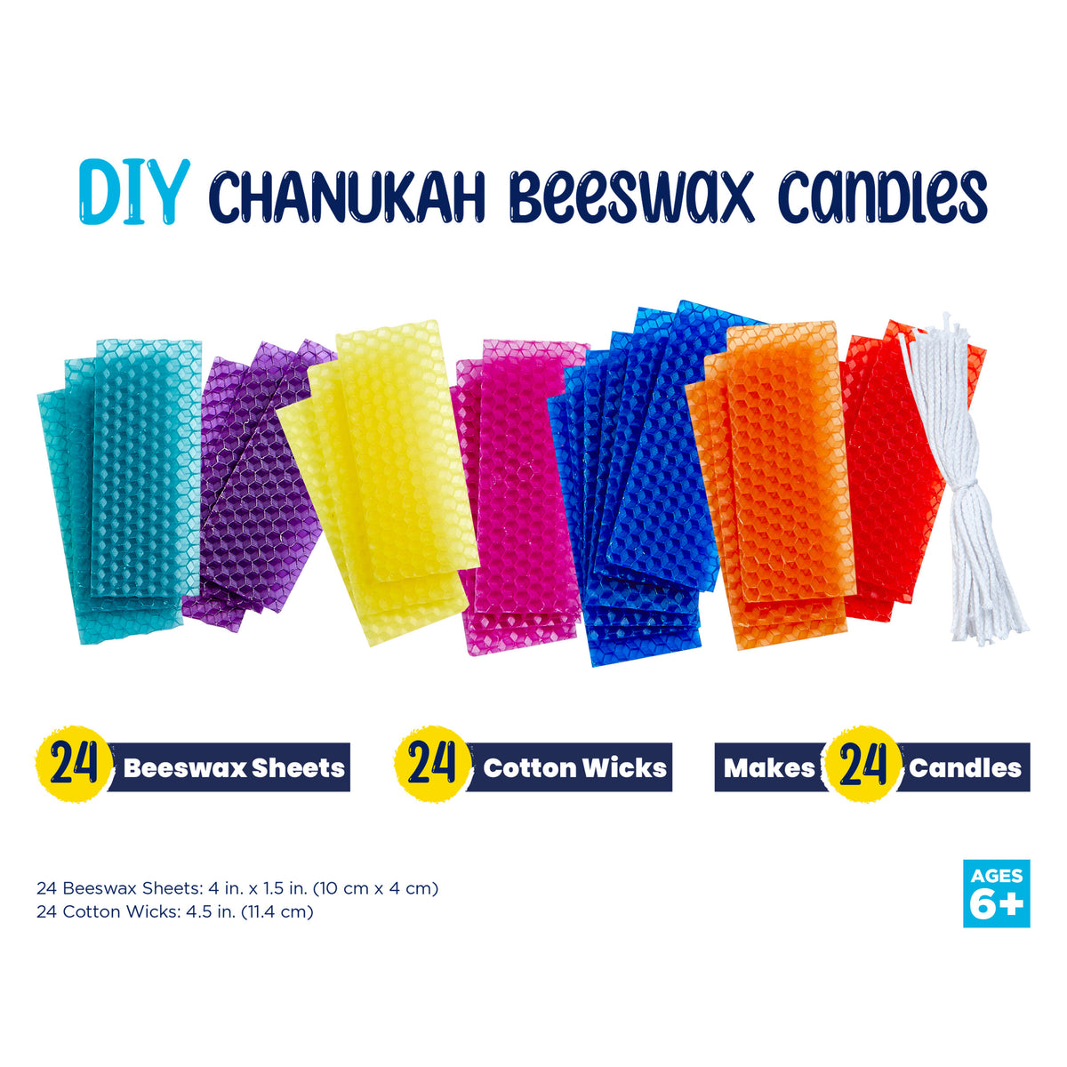 D-I-Y Chanukah Beeswax Candles Kit