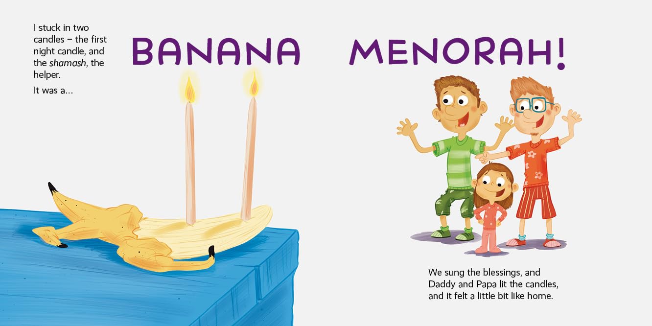 Banana Menorah by Lee Wind