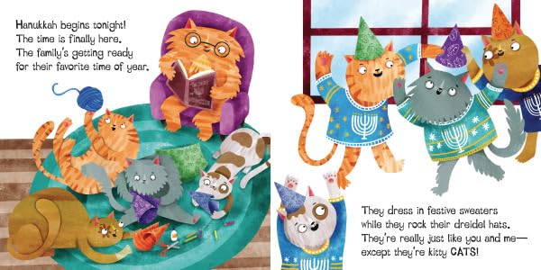 Happy HanukKAT by Jessica Hickman