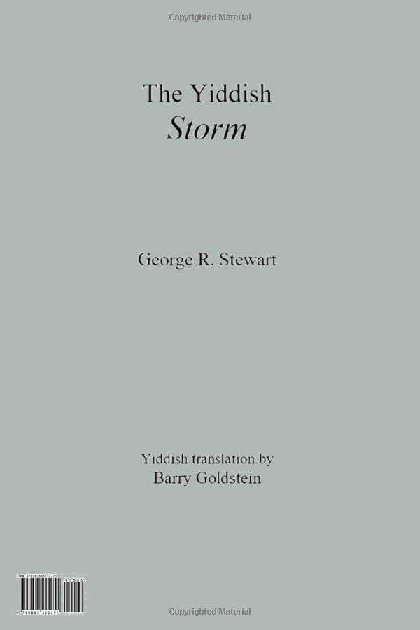Storm Yiddish Edition by George R. Stewart