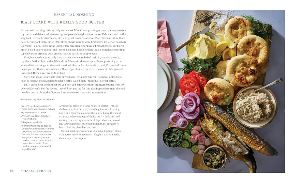 A Year of Jewish Joy: Inspired Recipes, Rituals, and Traditions for Beautiful Celebrations by Rebekah Lowin