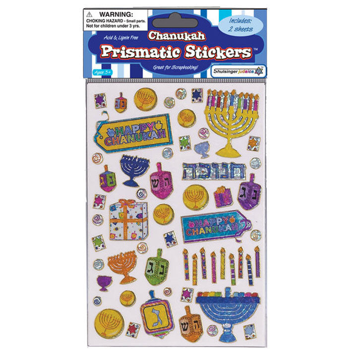 Chanukah Prismatic Stickers