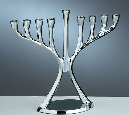 Aluminum Modern Menorah