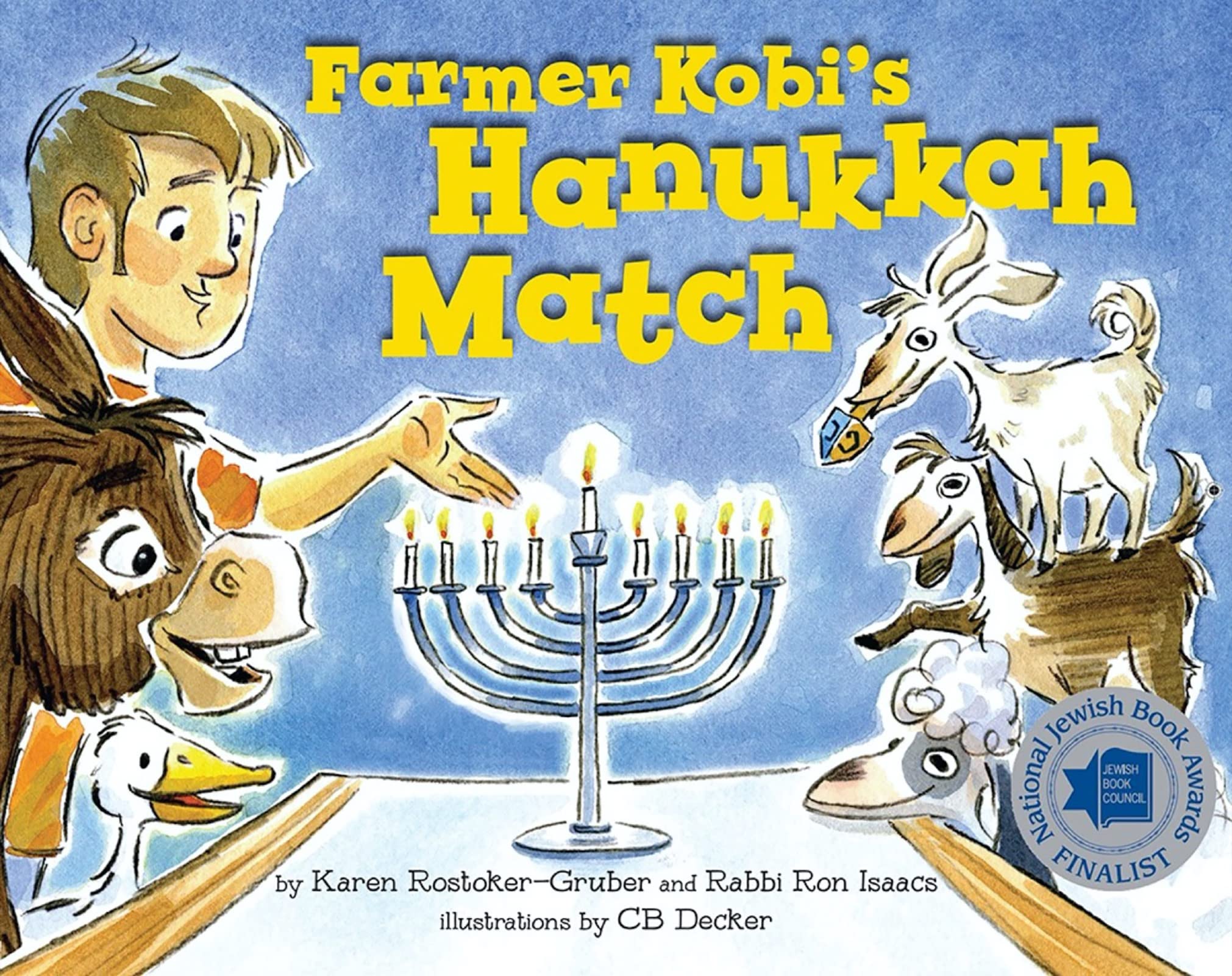 Farmer Kobi's Hanukkah Match by Karen Rostoker-Gruber