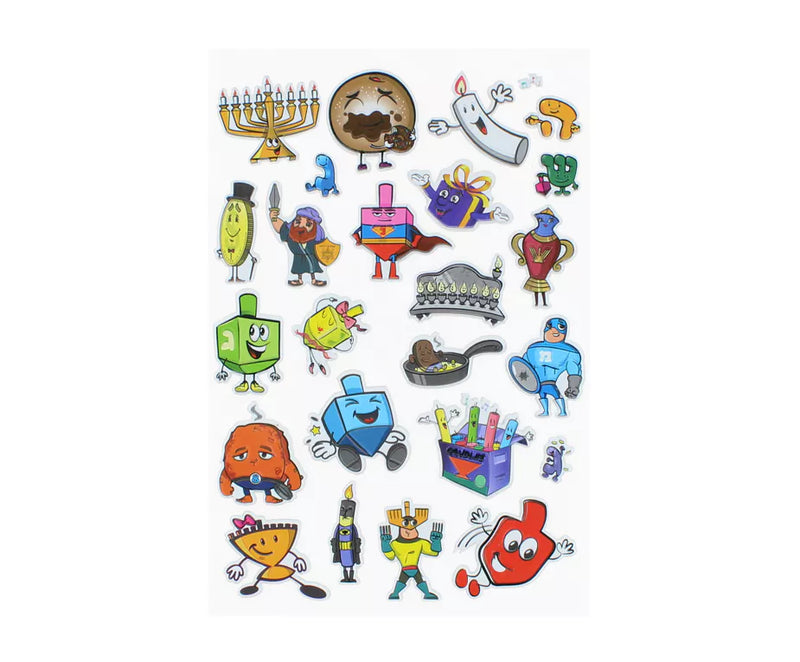 Chanukah Puffy Stickers