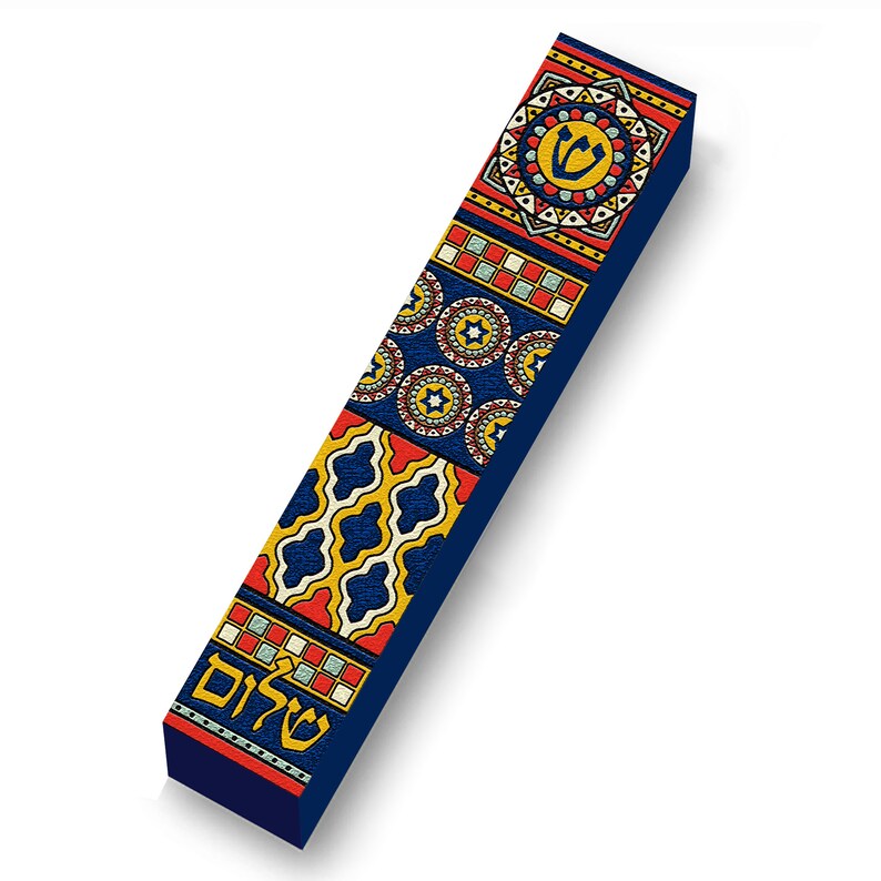 Decorative Hand Made Wood Mezuzah