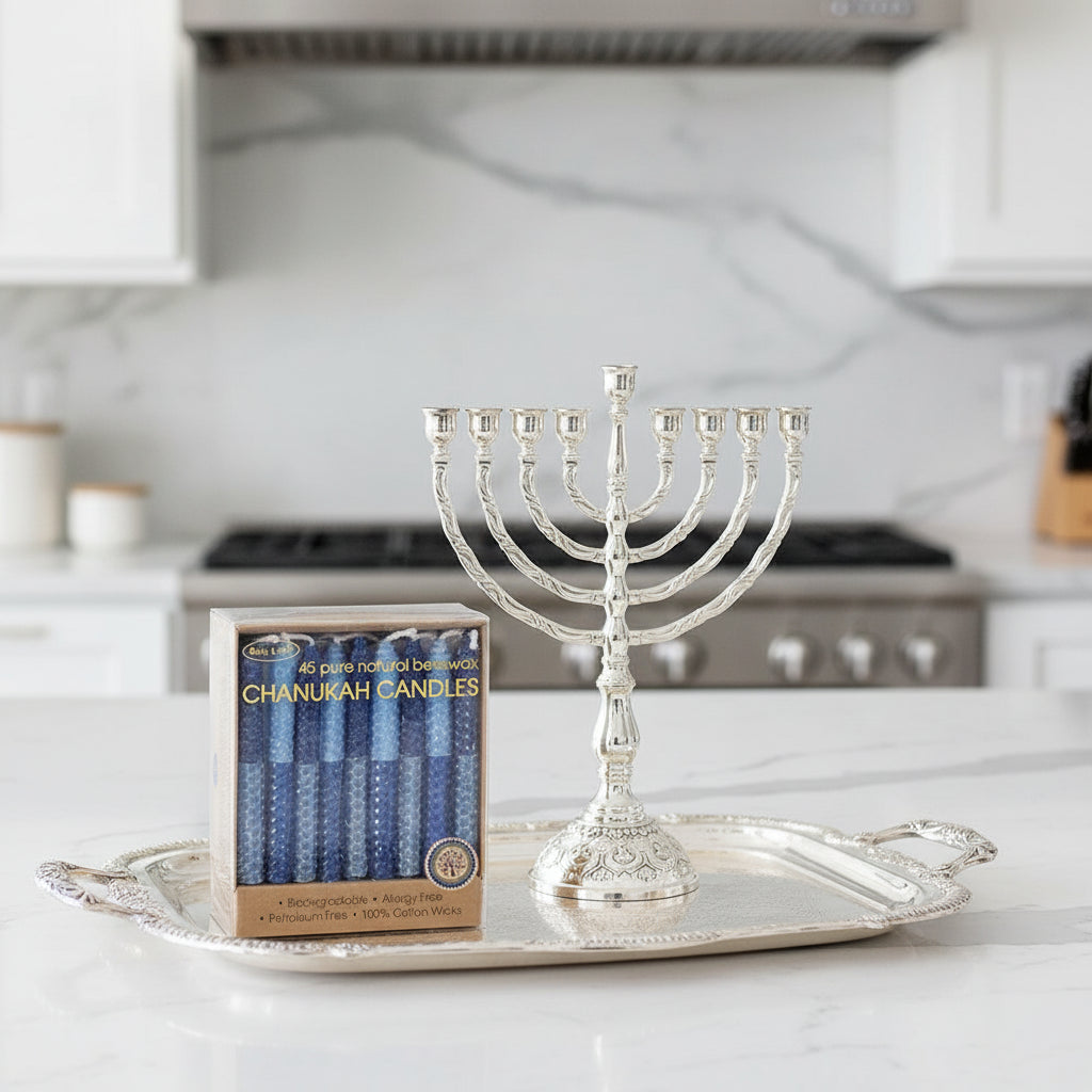 Honeycomb Beeswax Chanukah Candles