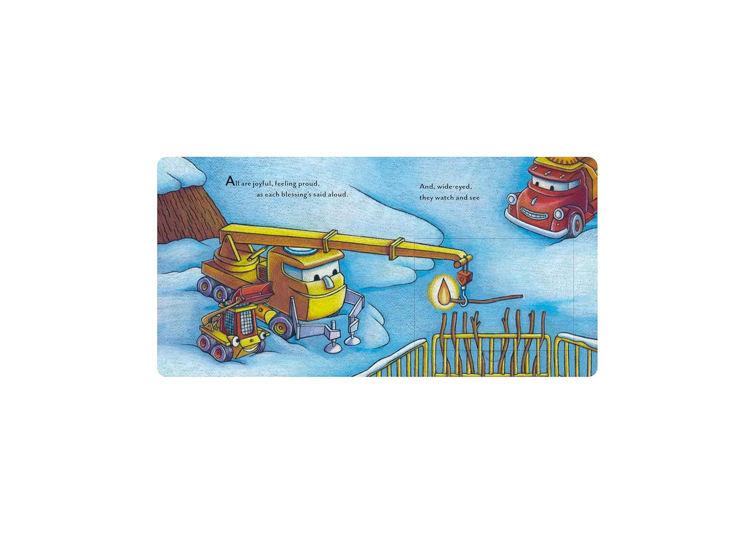 Construction Site Hanukkah Lights: A Hanukkah Lift-the-Flap Book by Sherri Duskey Rinker