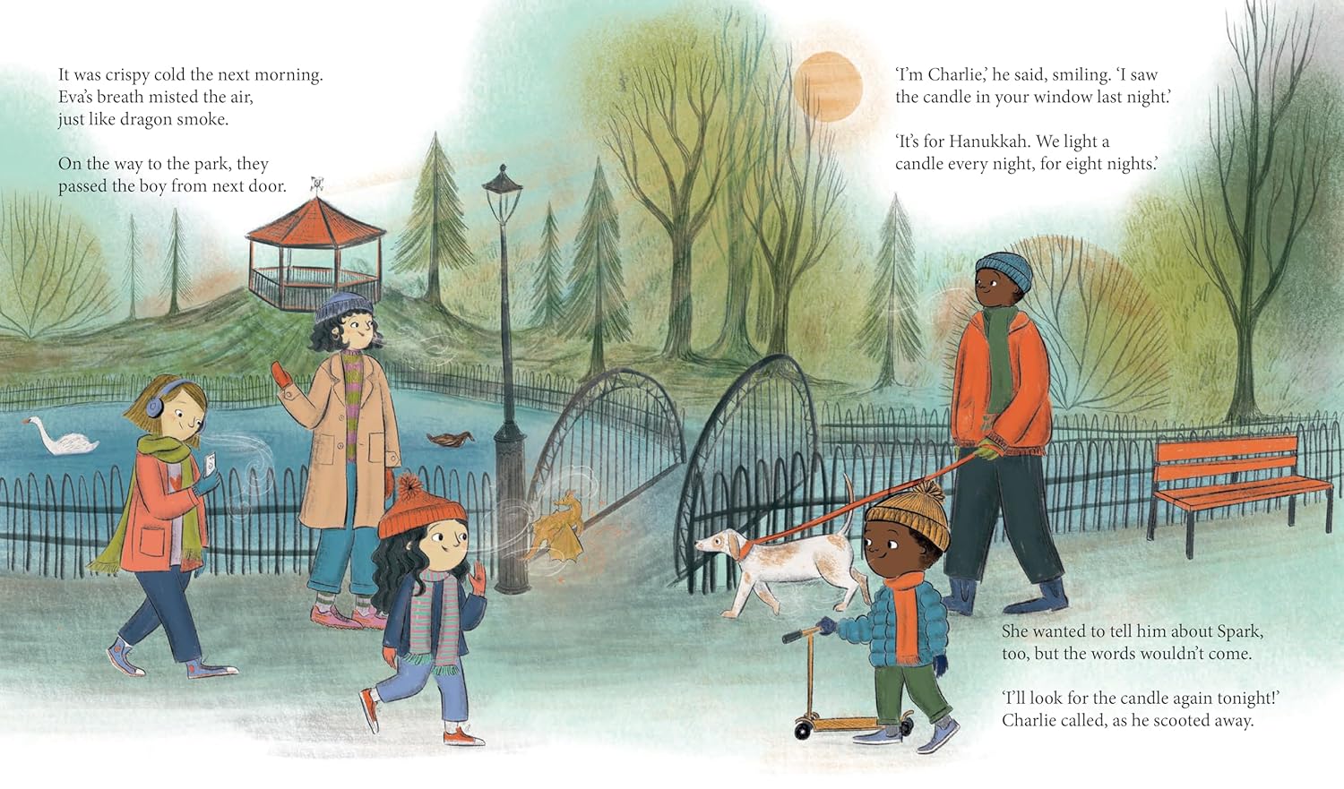 Dragon Called Spark: A Hanukkah Story by Lily Murray