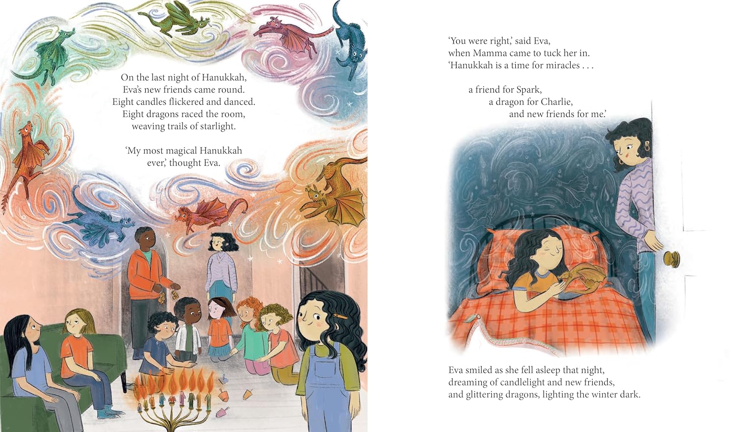 Dragon Called Spark: A Hanukkah Story by Lily Murray