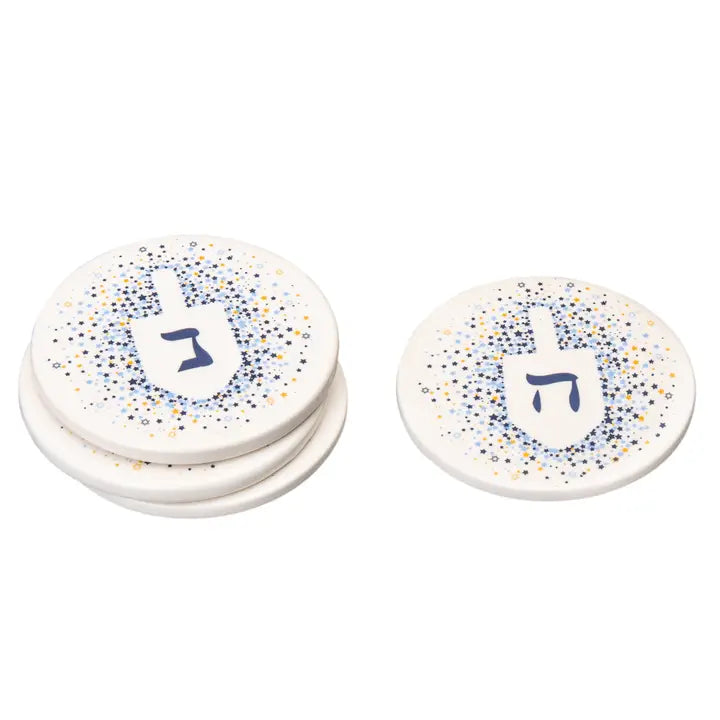 Dreidel Coaster Set of Four