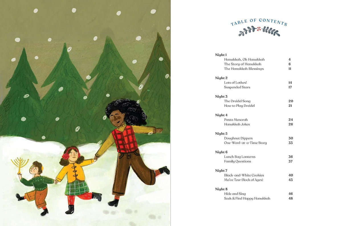 Hanukkah Is Here!: A Lift-the-Flap Hanukkah Countdown―Lift the flaps for crafts, games, recipes, stories, and more! by Madison Safer