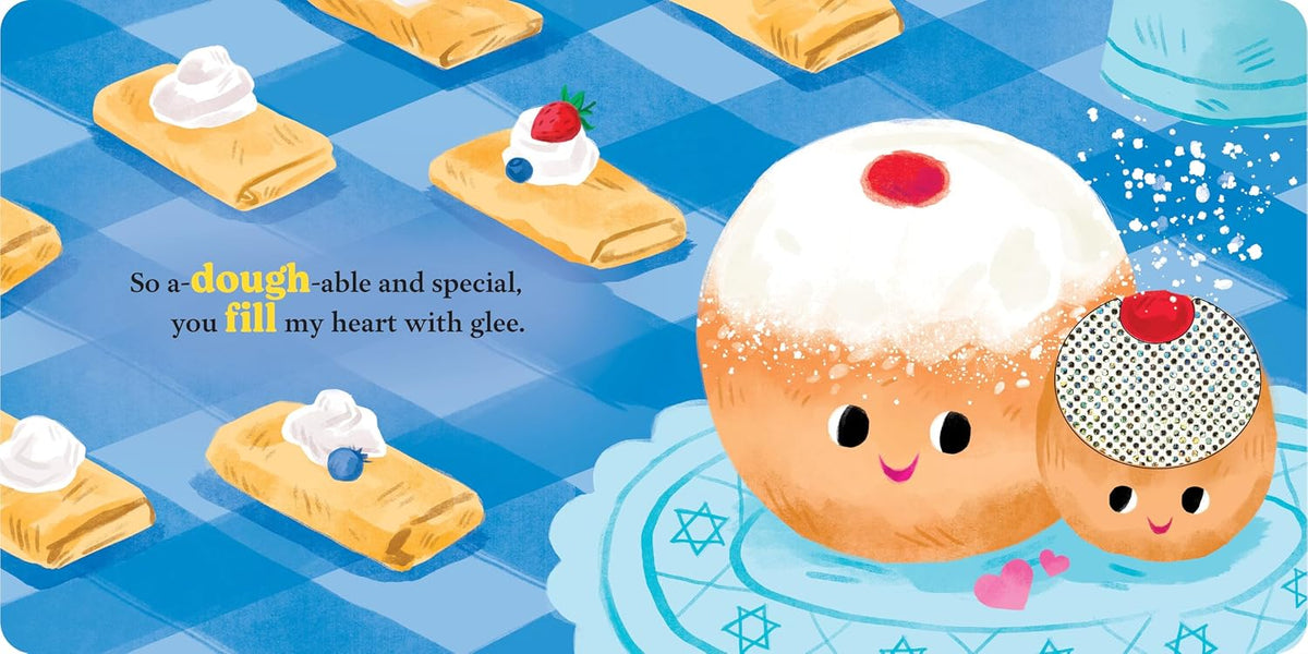 I Love You a Latke!: A Hanukkah Touch-and-Feel Book for Babies by Rose Rossner