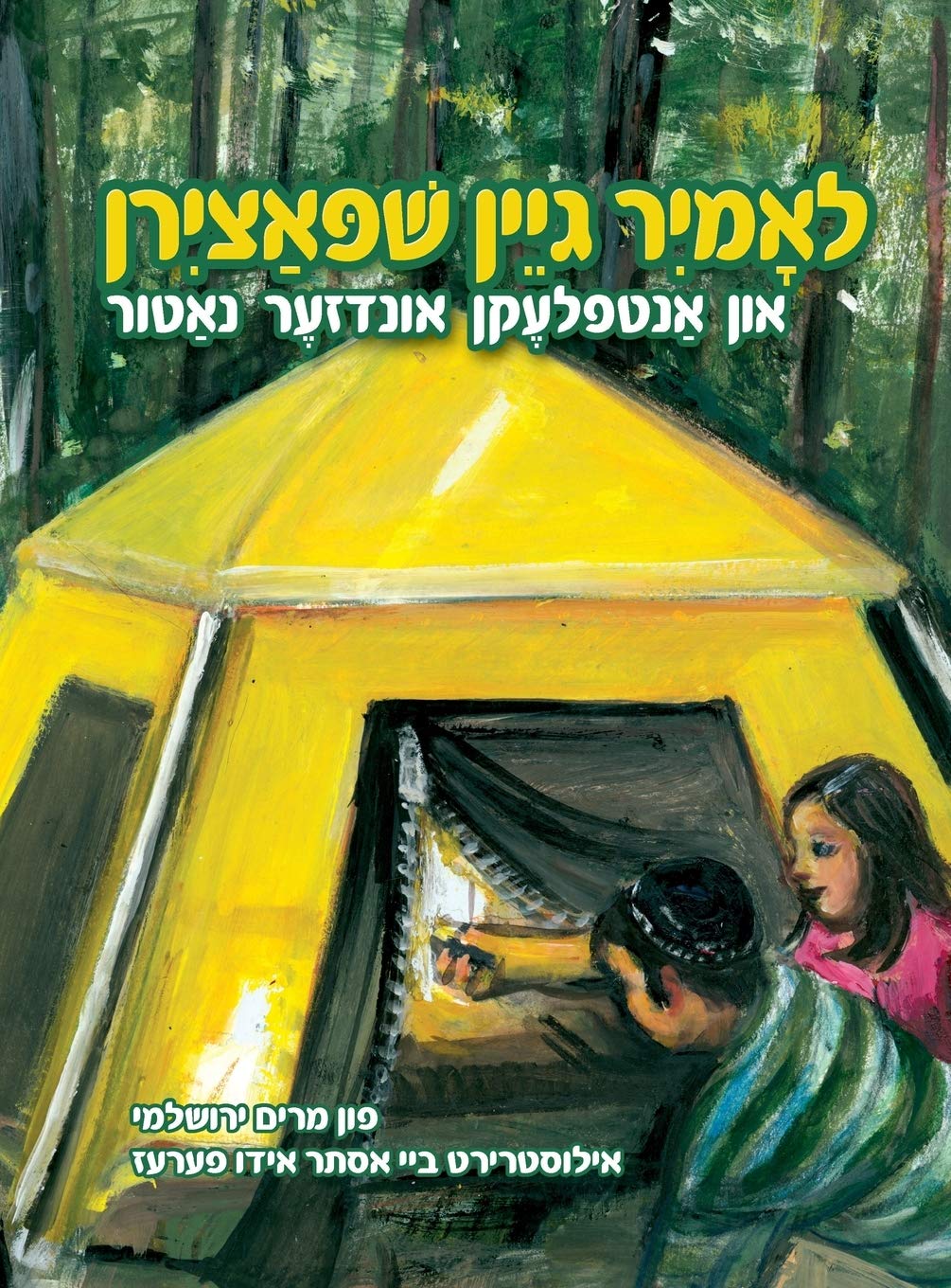 Let's Go Camping and Discover Our Nature Yiddish Edition by Miriam Yerushalmi