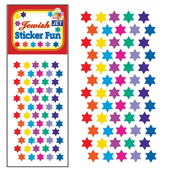 Star of David Prismatic Stickers