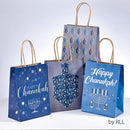 Set of 4 Chanukah Kraft Gift Bags