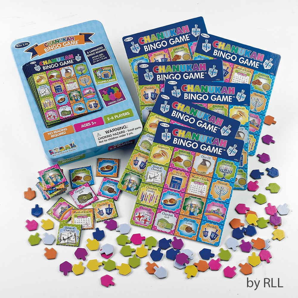 Rite Lite Chanukah Bingo Game in Collectible Tin