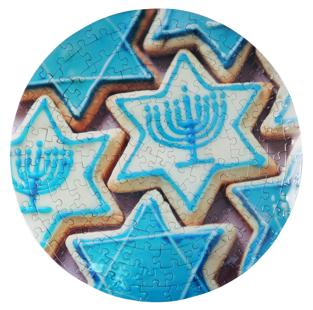 Hanukkah Cookies Circular Puzzle