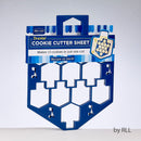 Dreidel Cookie Cutter sheet