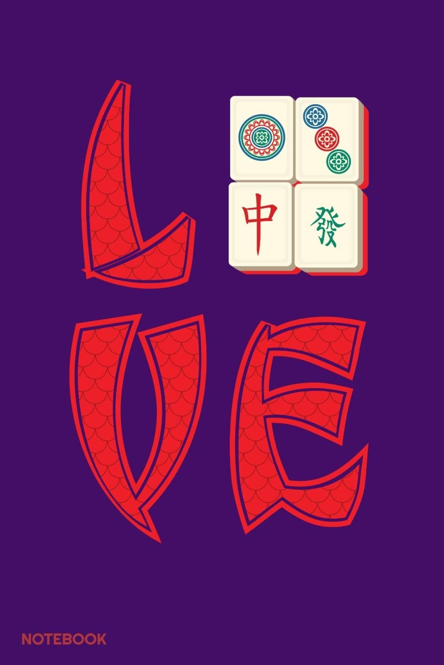 Love Mahjong Lined Notebook