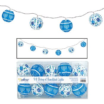 Hanukkah Lantern String Lights