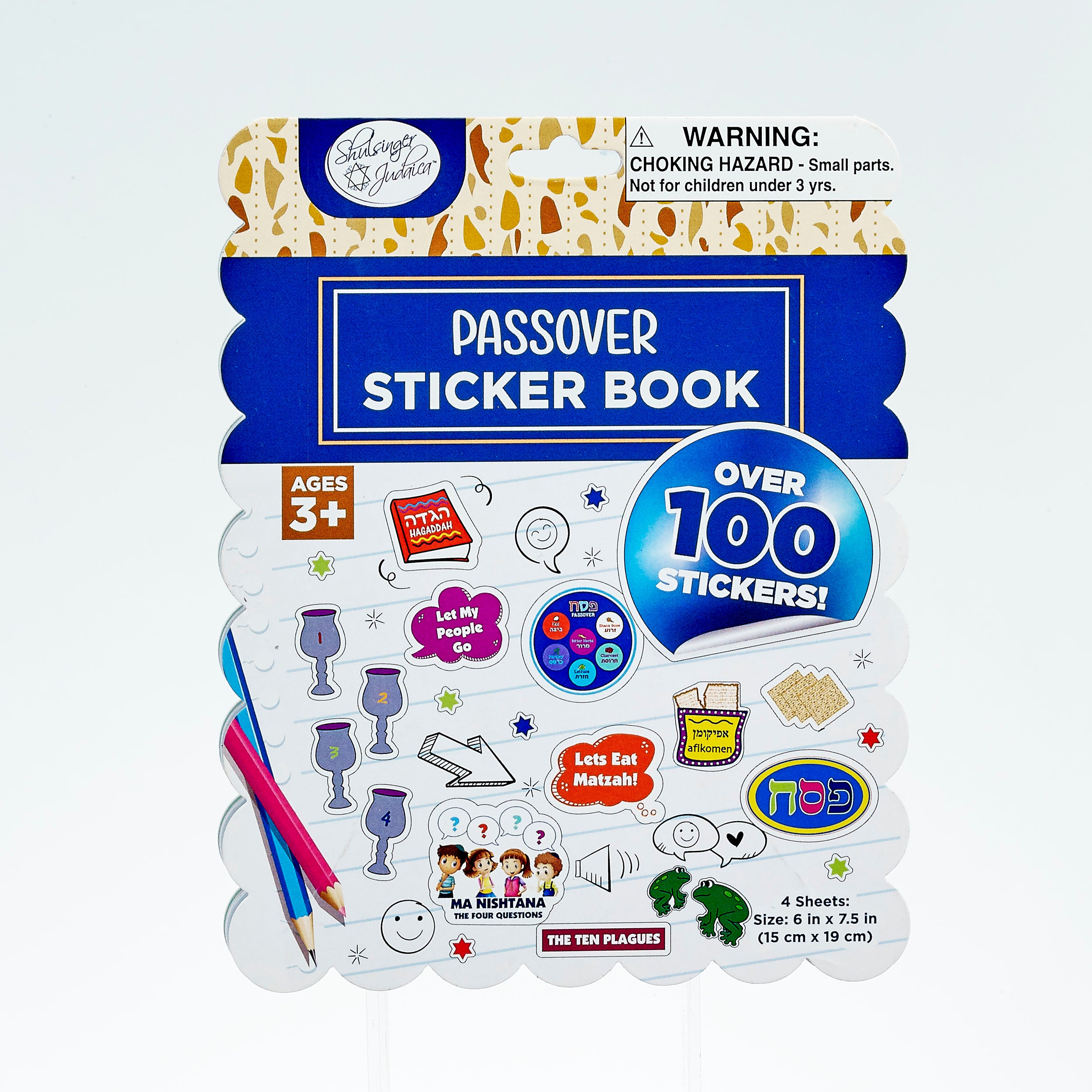 Passover Sticker Book with 100 Stickers