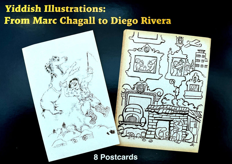 Postcard Set: Yiddish Illustrations From Marc Chagall to Diego Rivera